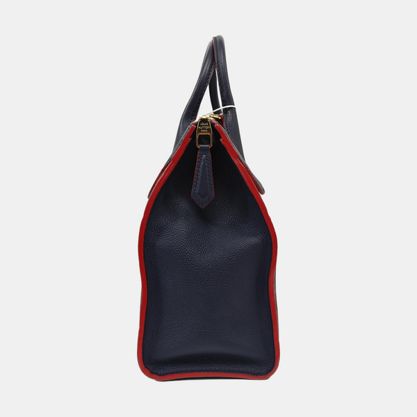 PONNEUF MM Monogram Calfskin Blue