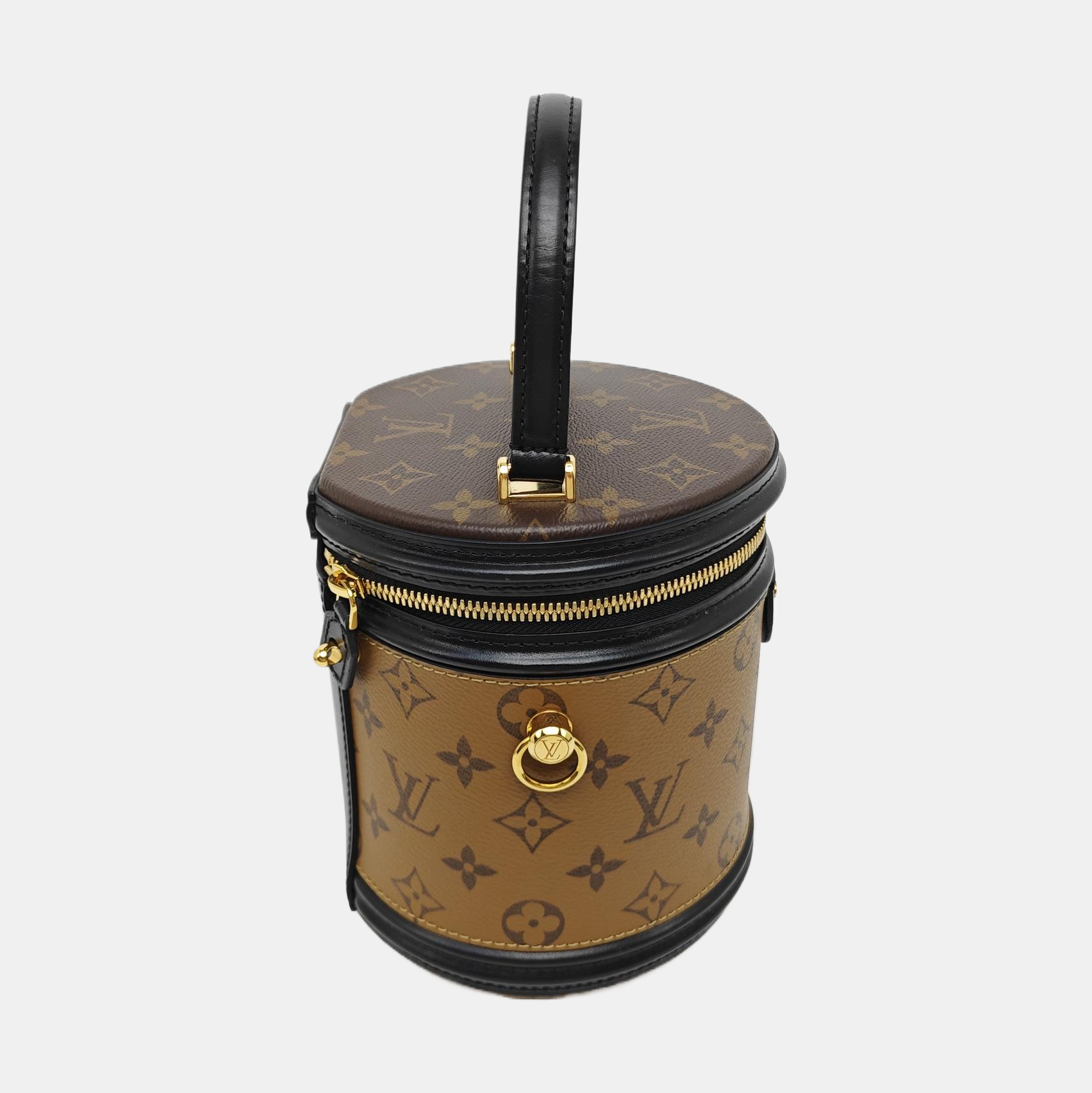 CANNES PM Monogram Coated Canvas Brown