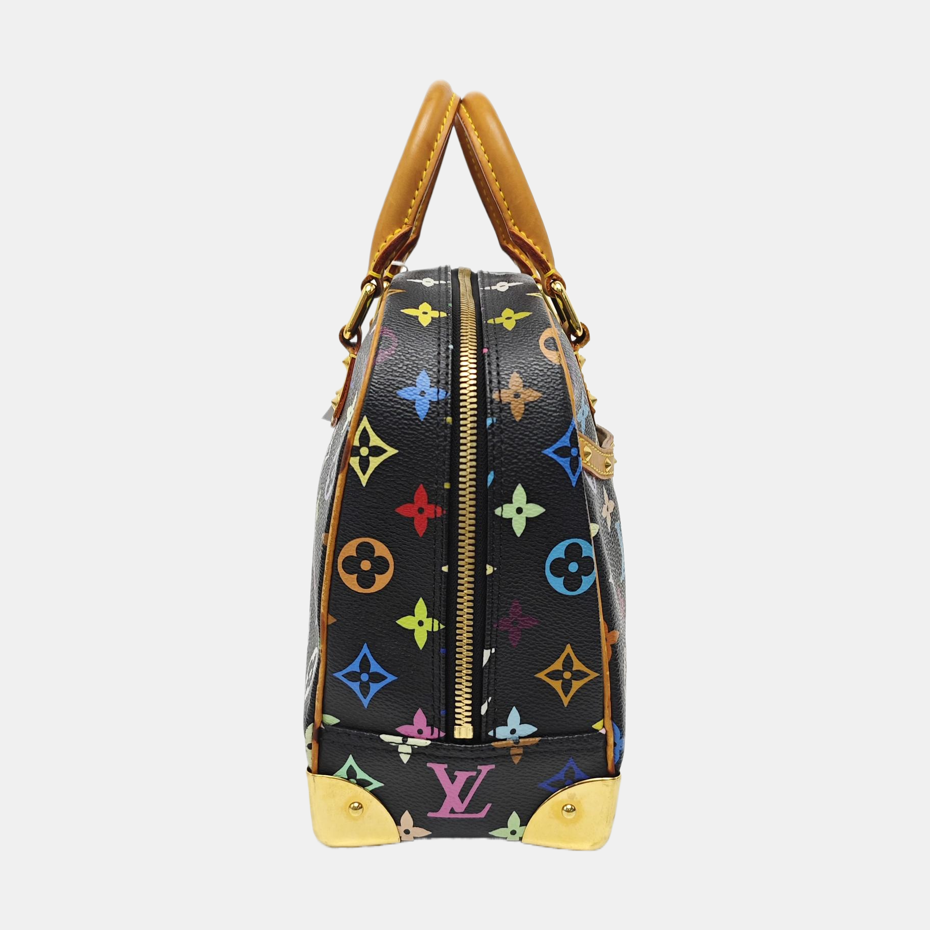 LV × TM DEAUVILLE Monogram Coated Canvas Black