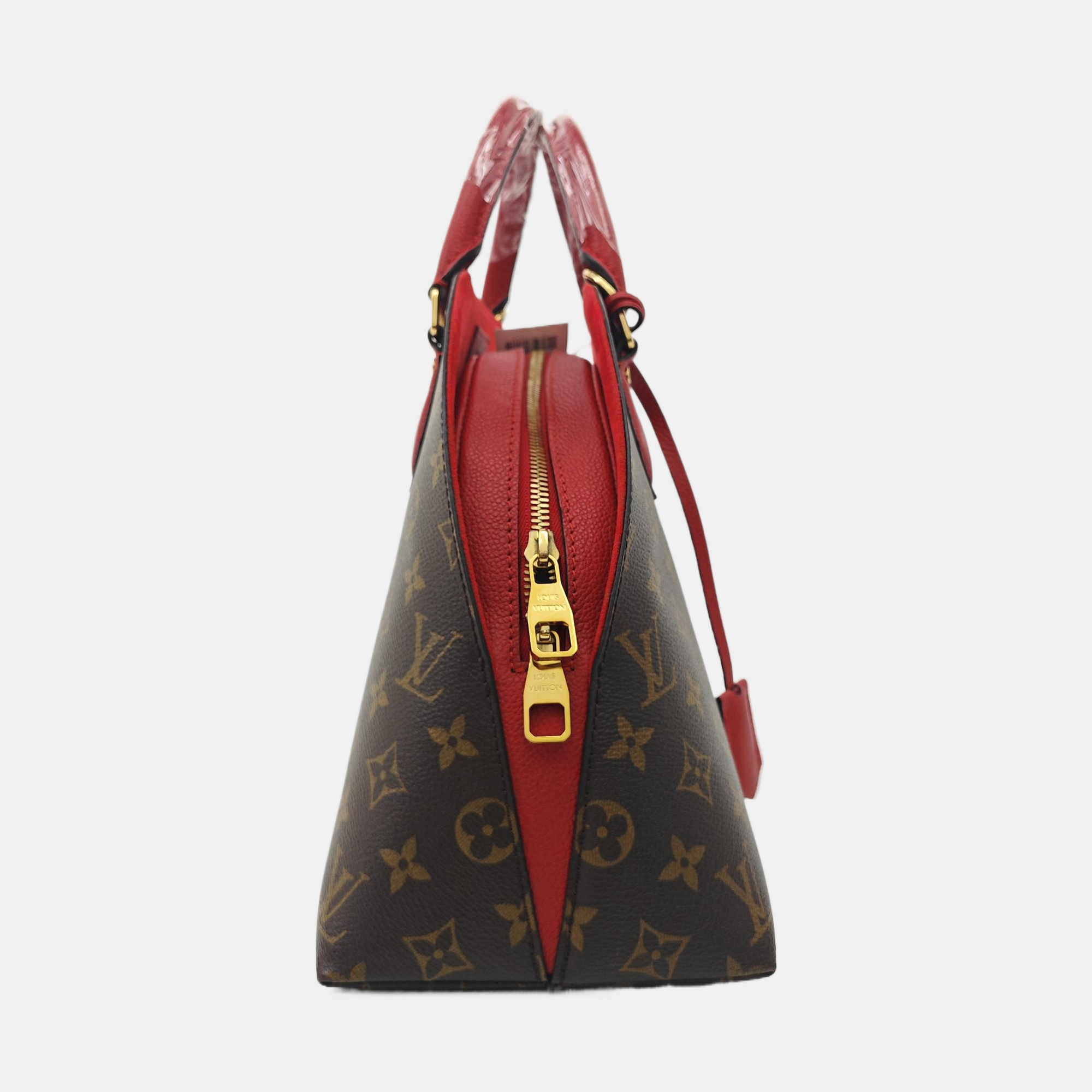 ALMA BNB MM Monogram Coated Canvas Brown