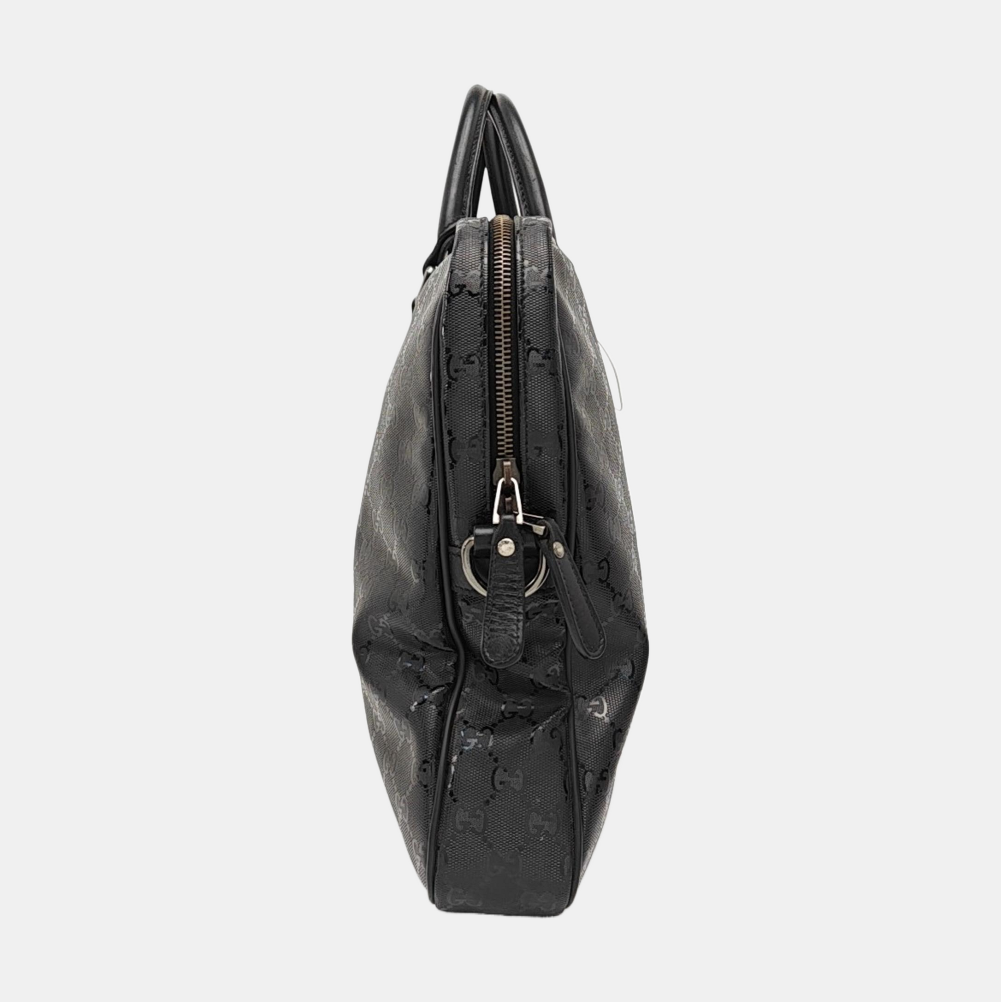 GG Imprime Coated Canvas Black