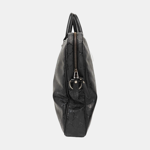 GG Imprime Coated Canvas Black