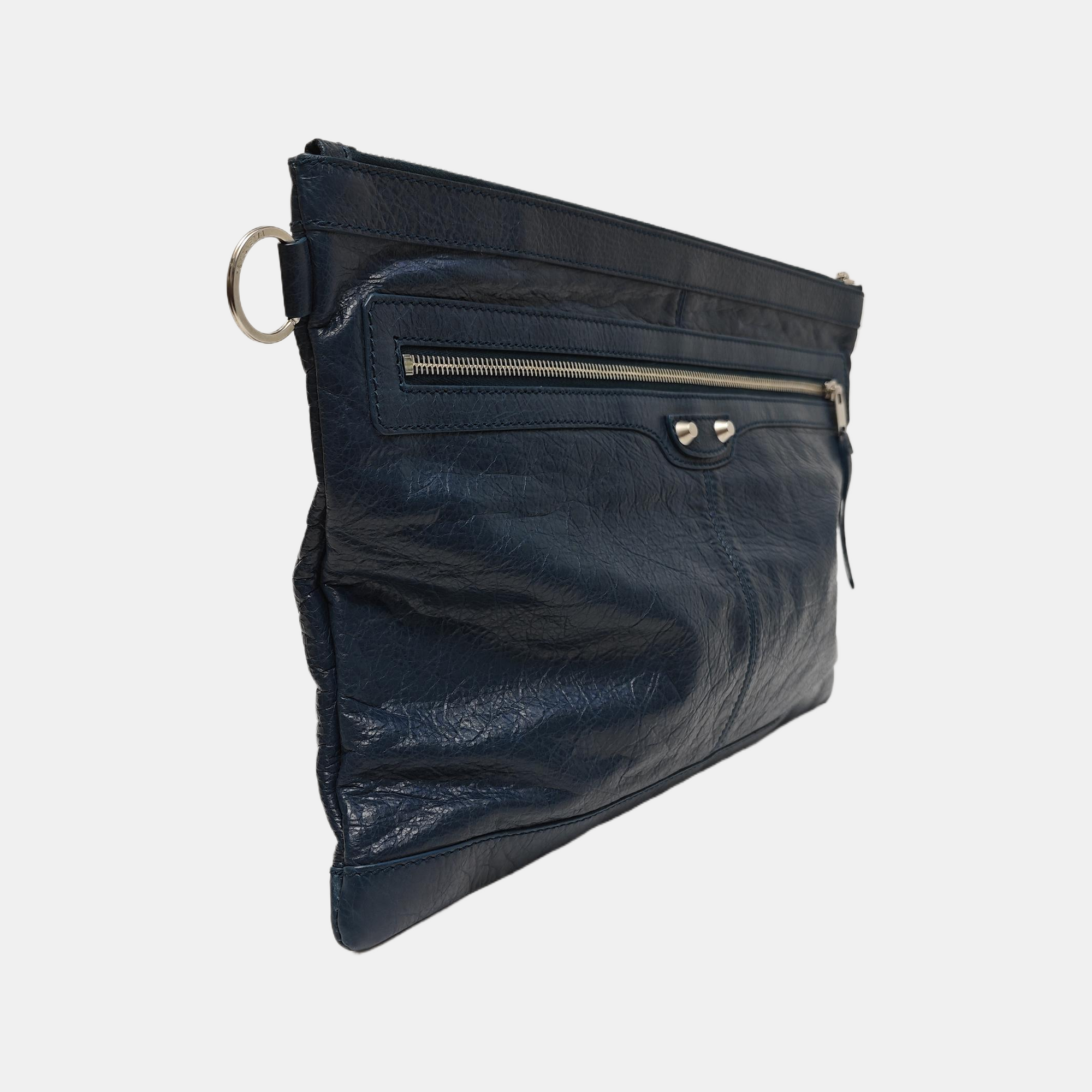Classic City Medium Lambskin Blue
