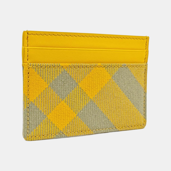 Canvas Card Holder Yellow