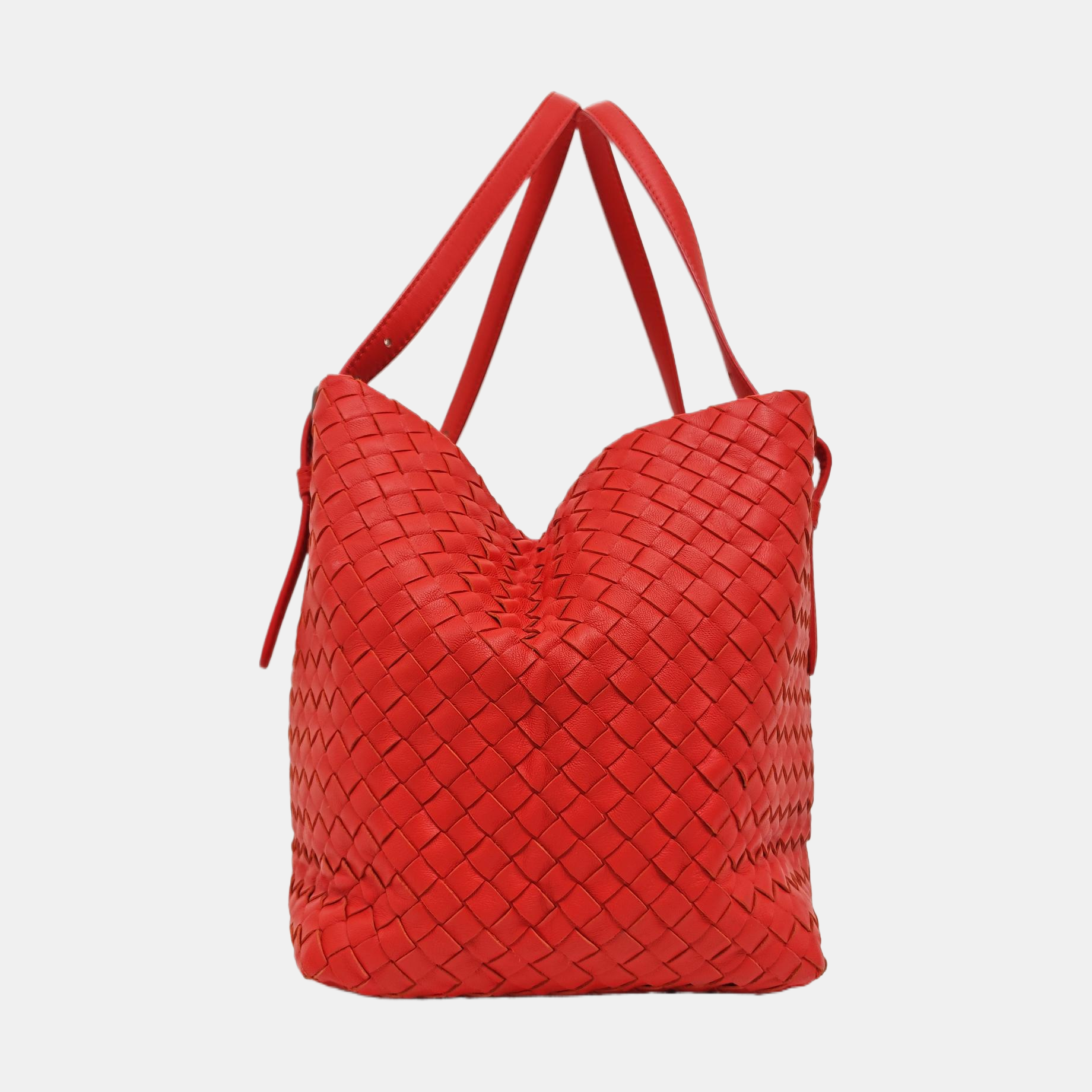 Cesta Calfskin Red