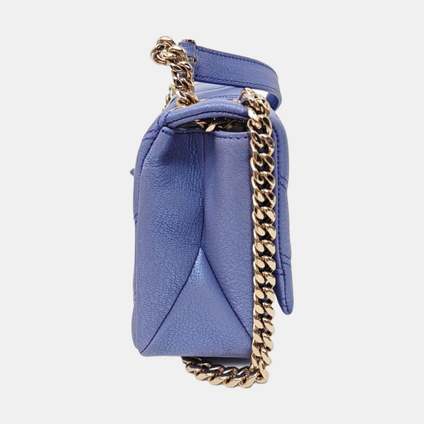 SERPENTI CABOCHON Small Quilted Lambskin Blue