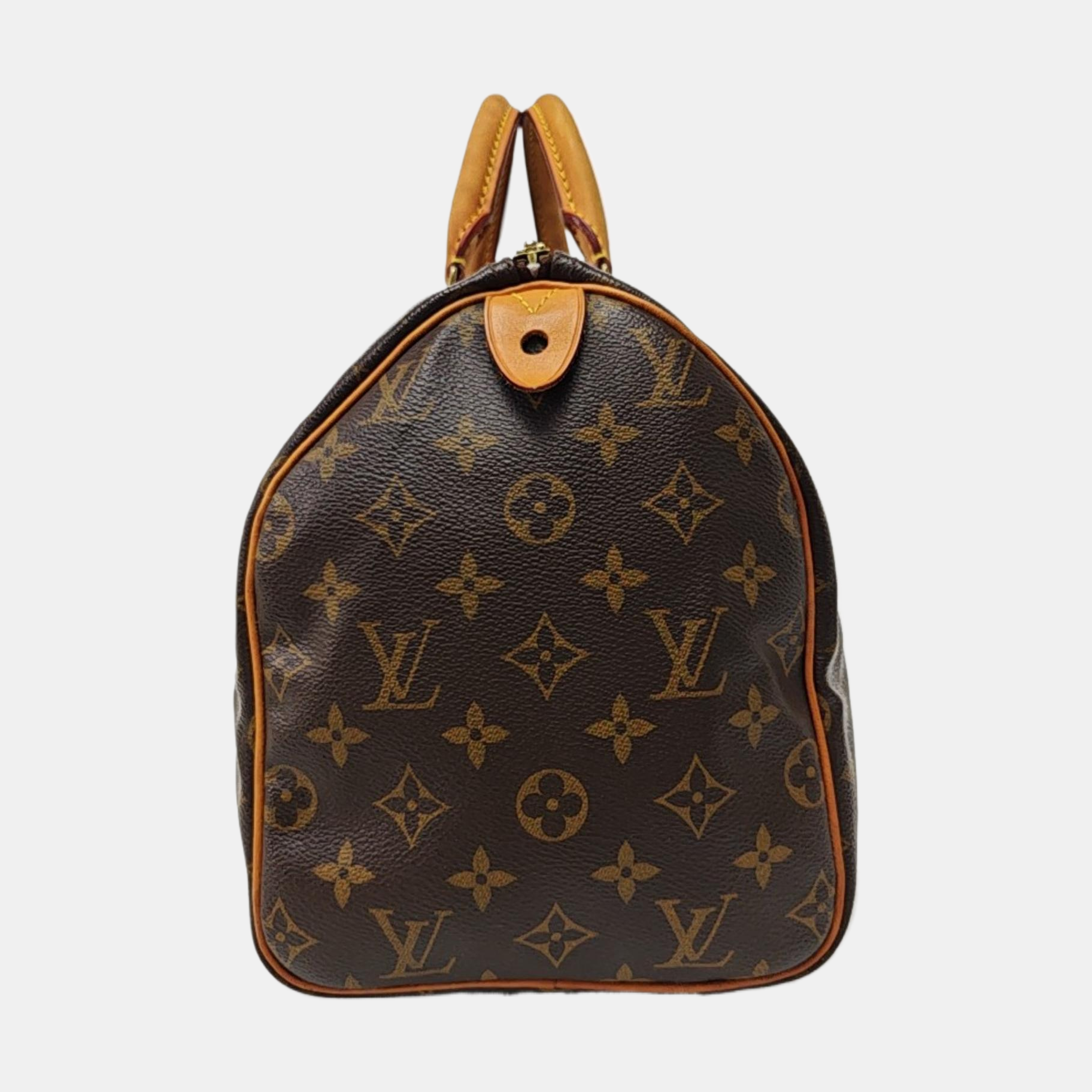 SPEEDY 30 Monogram Coated Canvas Brown