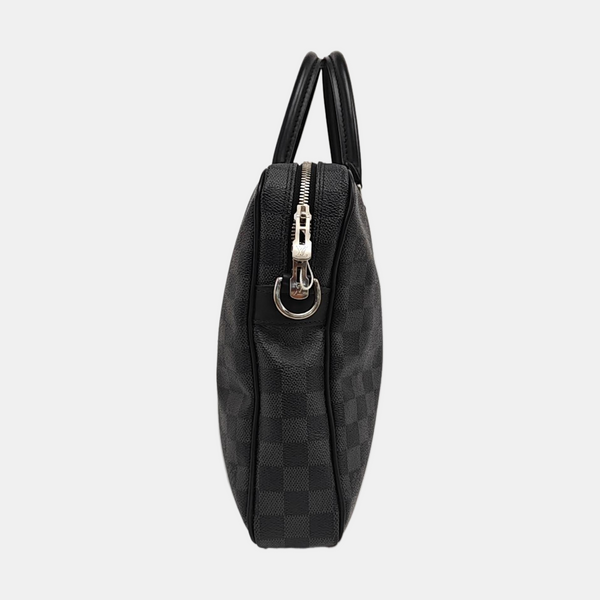 PORTE-DOCUMENTS PM Damier Graphite Coated Canvas Gray