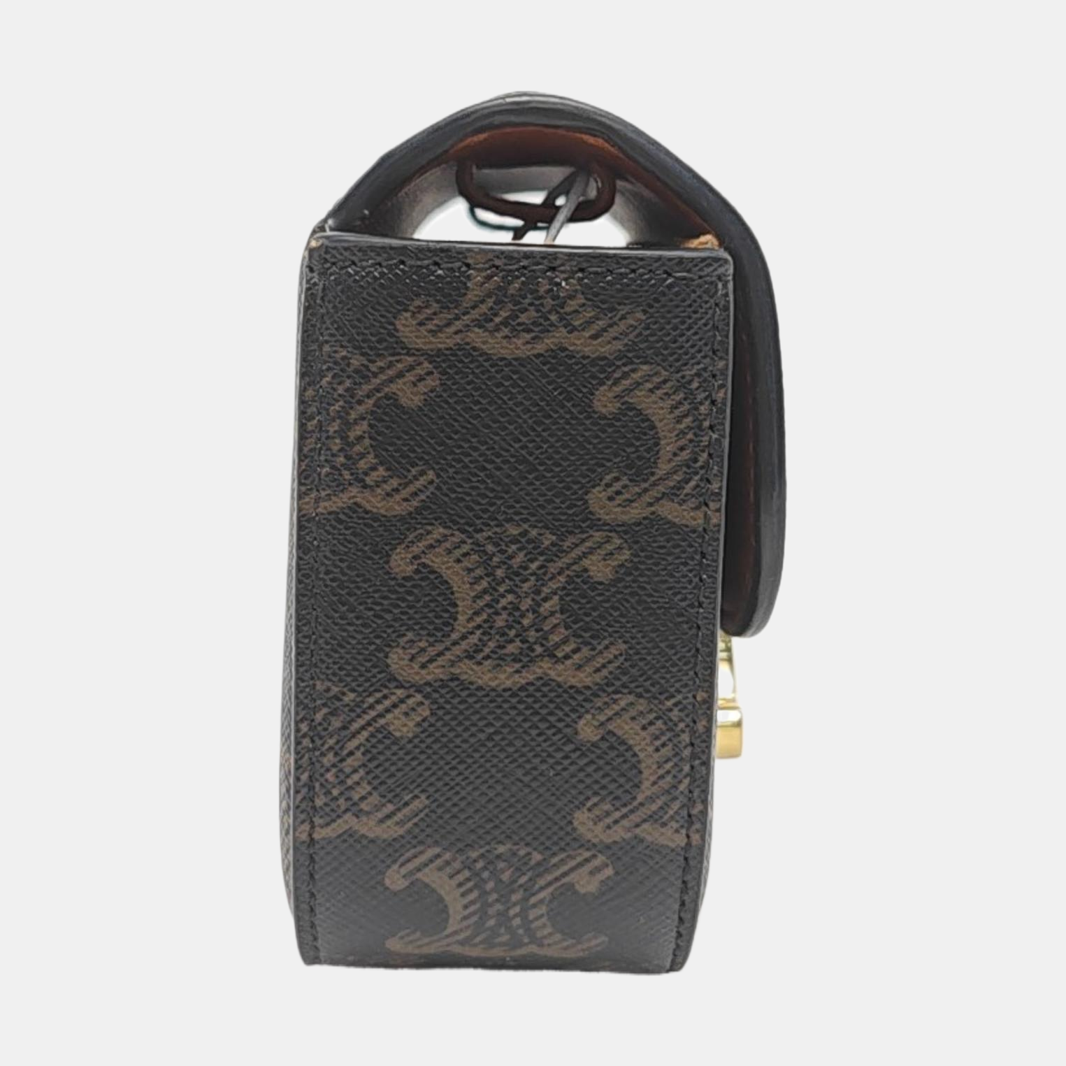 Authenticated pre-owned  TRIOMPHE Mini Coated Canvas Black - Crossbody Bag at Looply