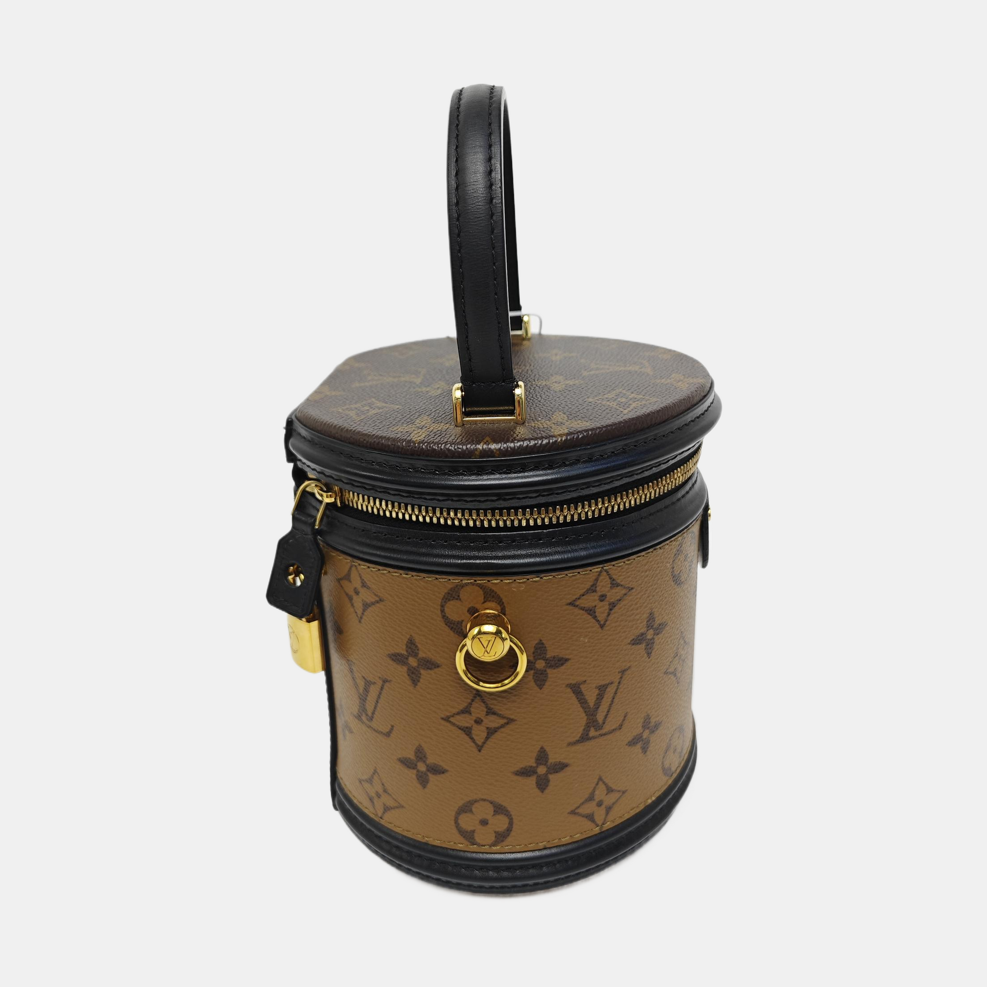 CANNES PM Monogram Coated Canvas Brown