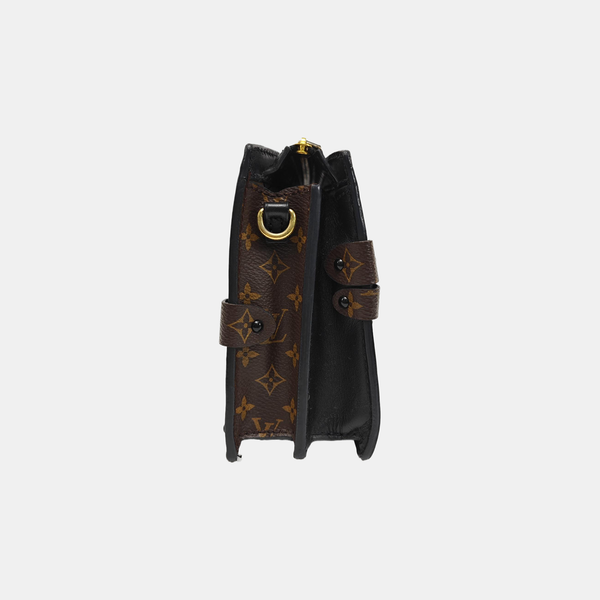TRUNK Monogram Coated Canvas Brown