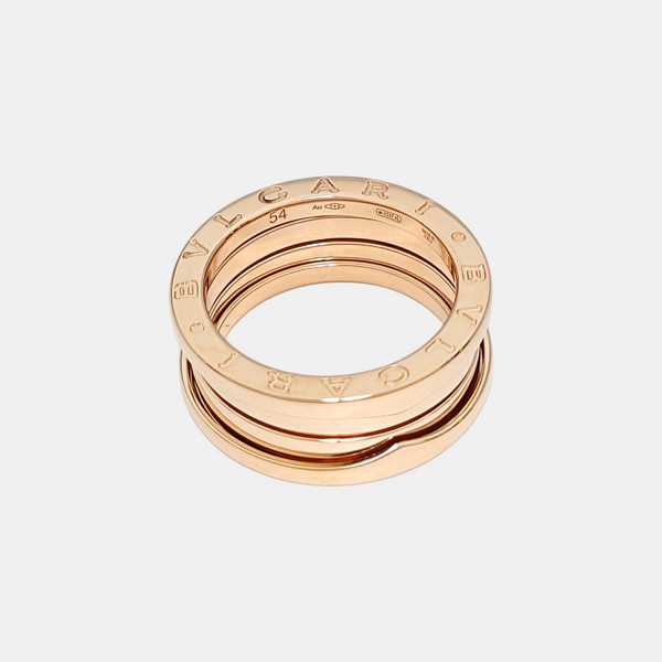 B.ZERO1 18k Rose Gold Ring EU 54
