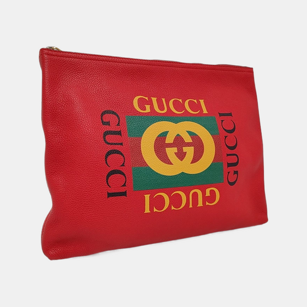 Print Medium Calfskin Red