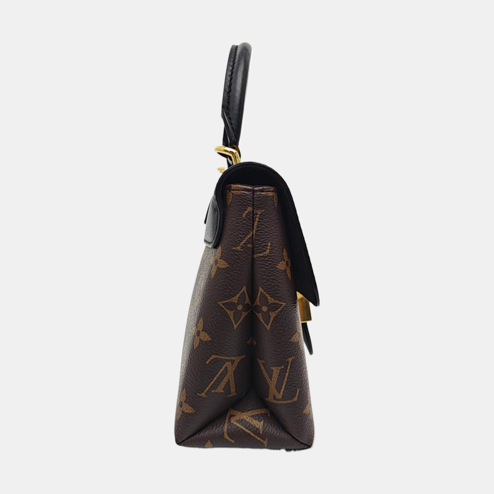 LOCKY BB Monogram Coated Canvas Brown