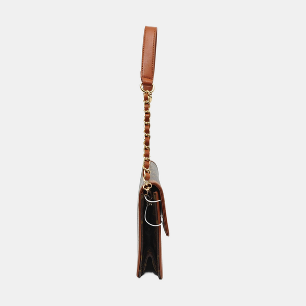 DAME Monogram Coated Canvas Brown