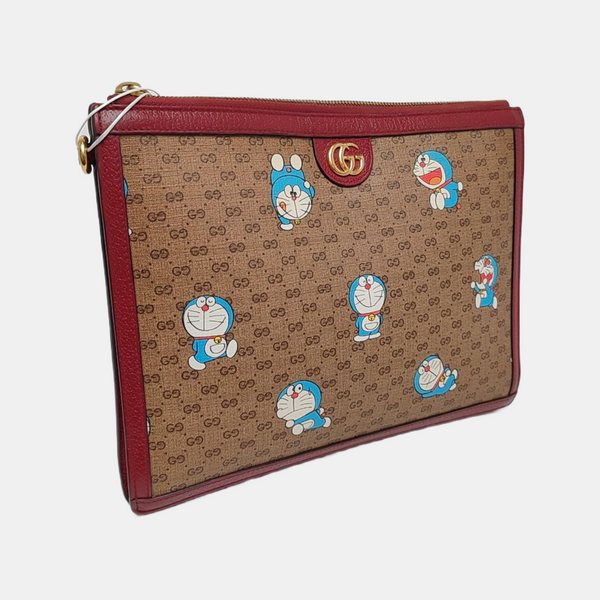 Doraemon X Gucci Monogram Coated Canvas Multicolor