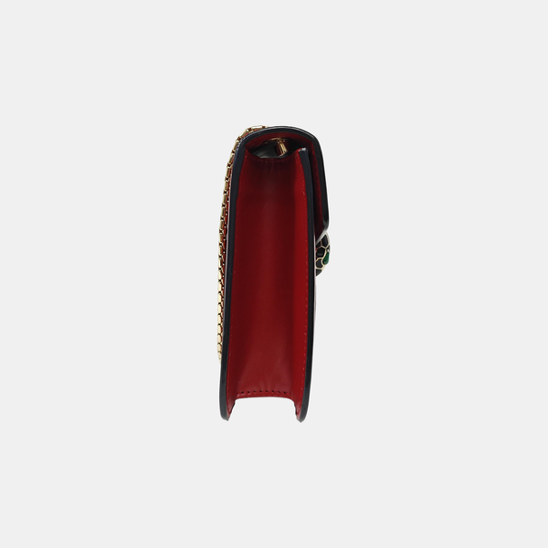 SERPENTI FOREVER Small Calfskin Red