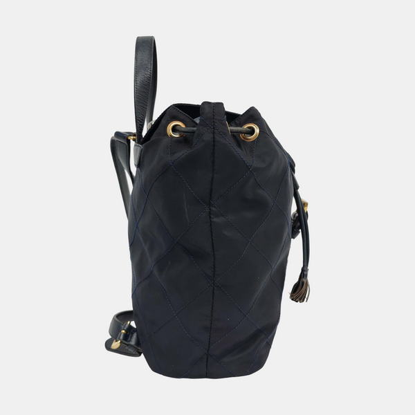 Vela Quilted Nylon Blue