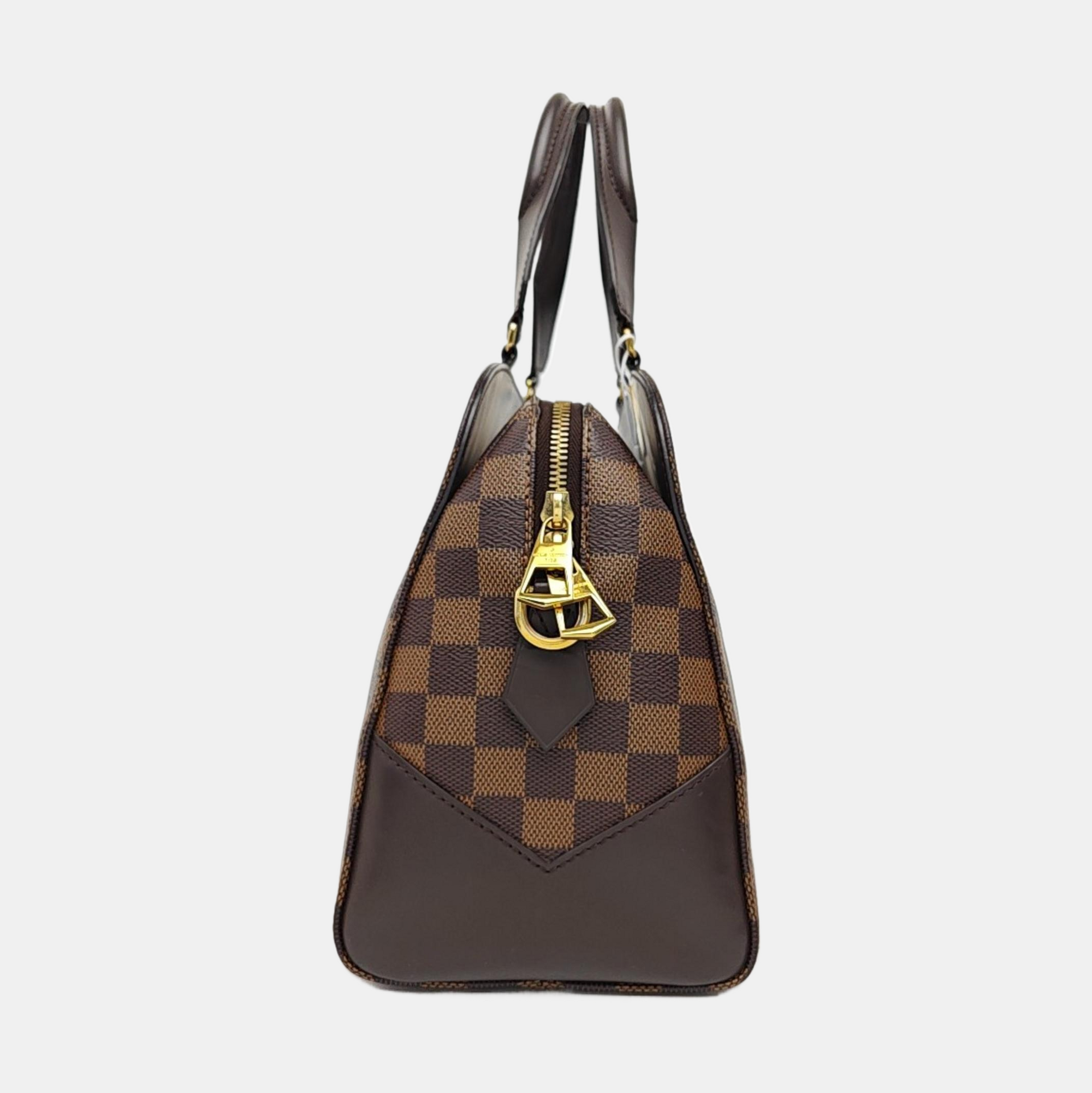KENSINGTON BOWLING Damier Ebene Coated Canvas Brown
