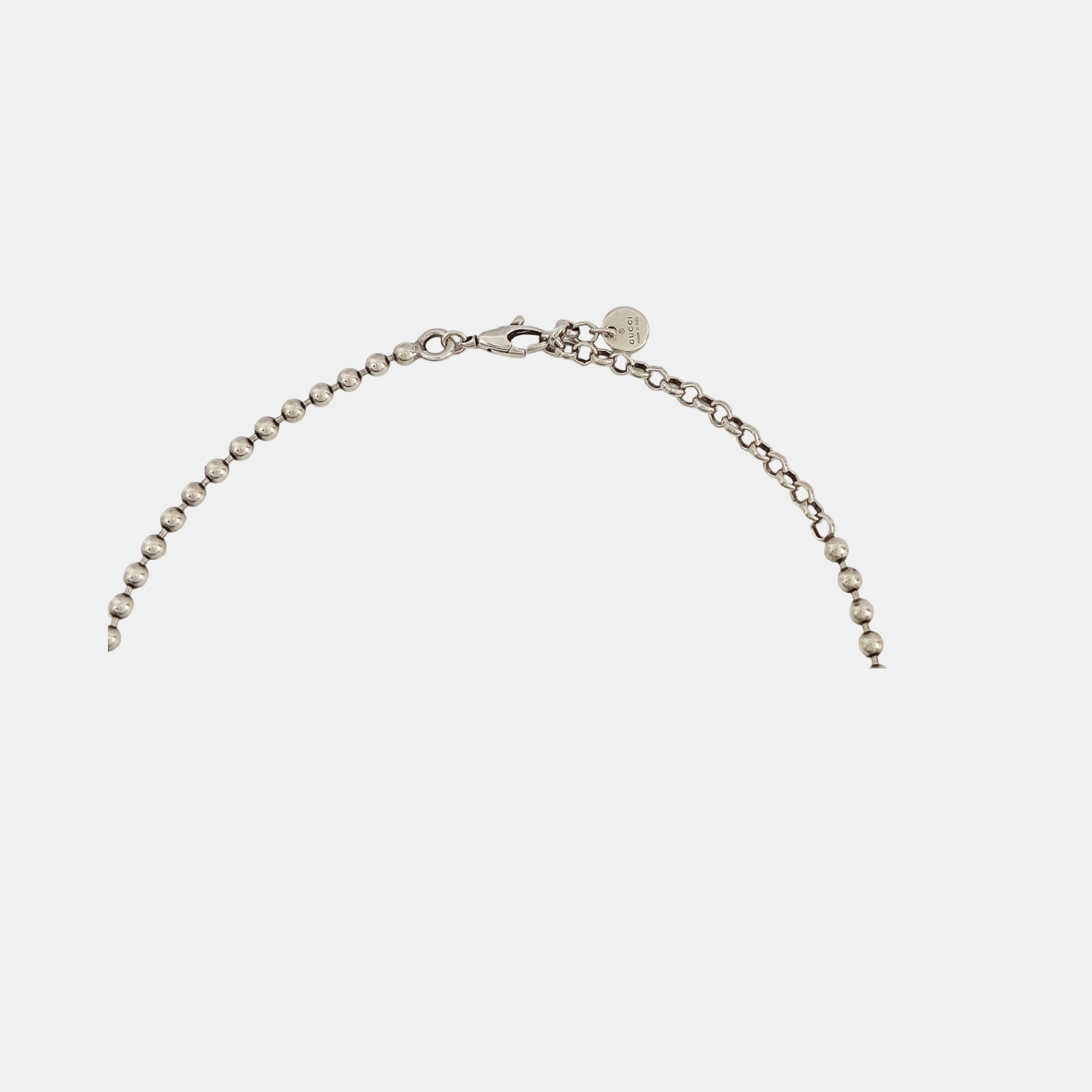 Interlocking G 925 Sterling Silver Necklace