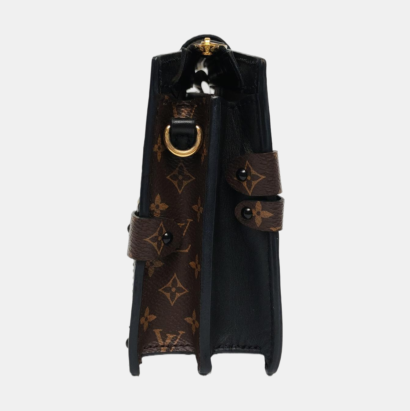 TRUNK Monogram Coated Canvas Brown