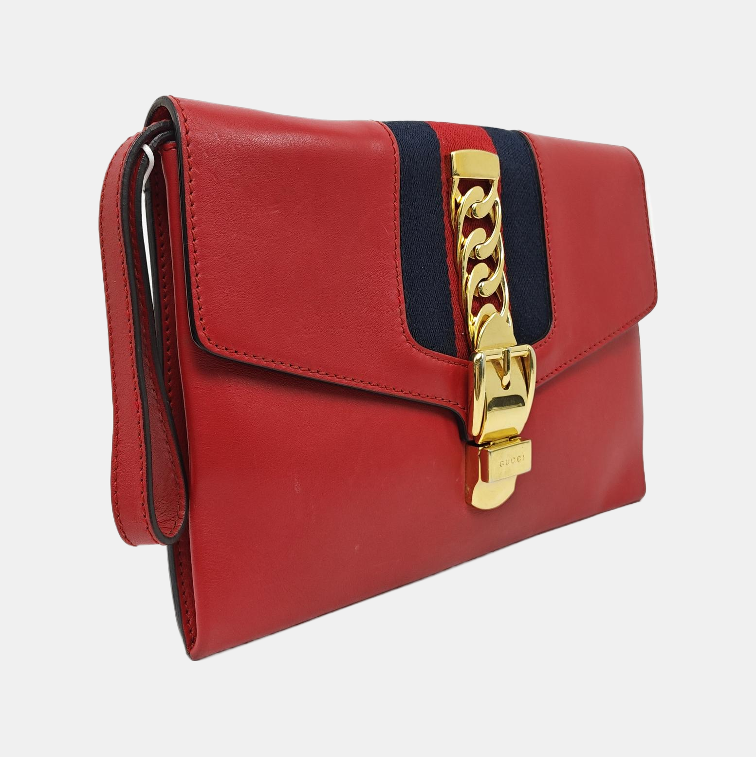 Sylvie Small Calfskin Red
