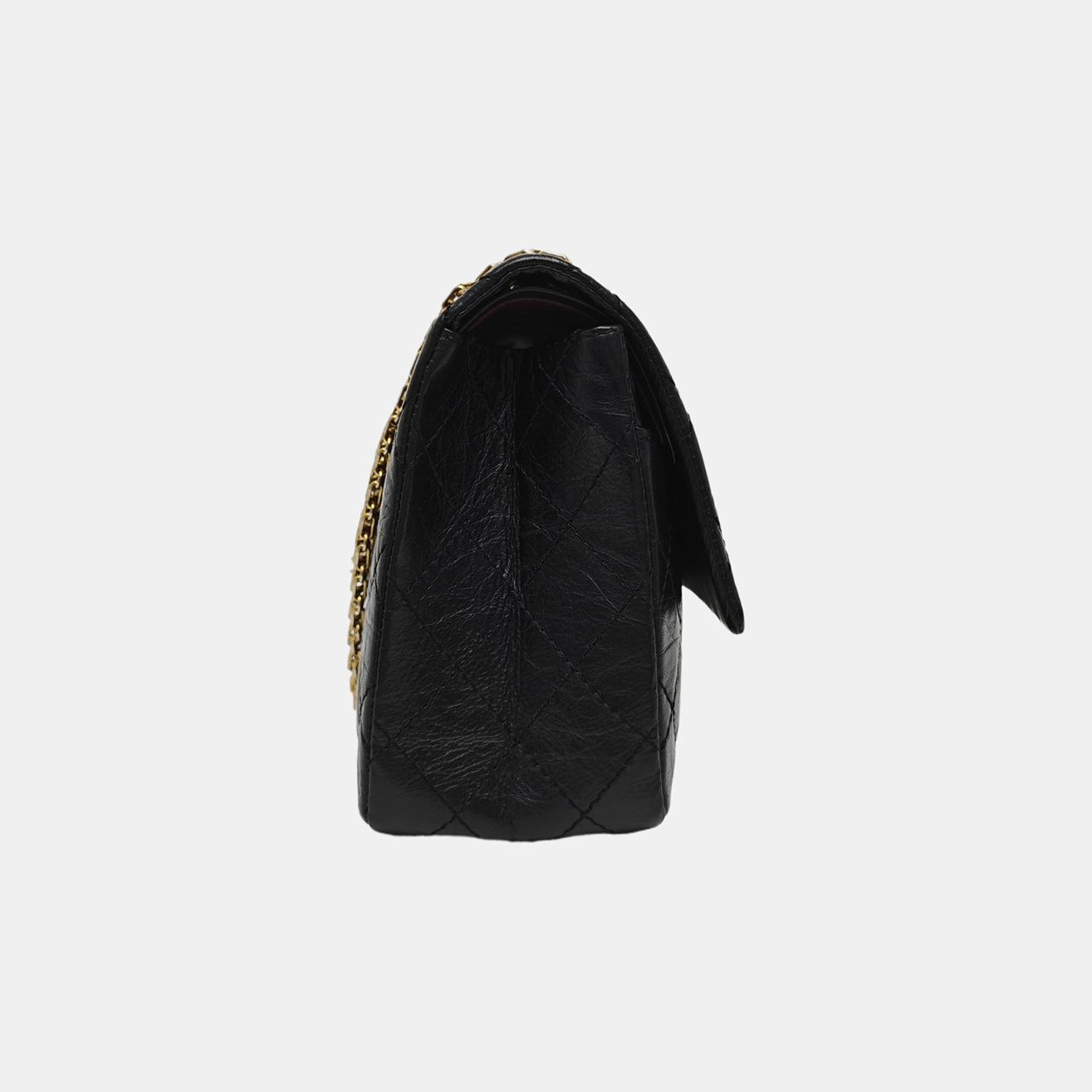 2.55 227 (jumbo) Quilted Calfskin Black