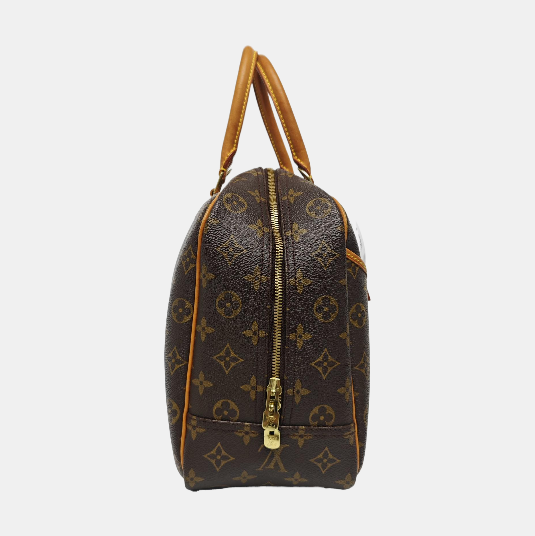 DEAUVILLE Monogram Coated Canvas Brown