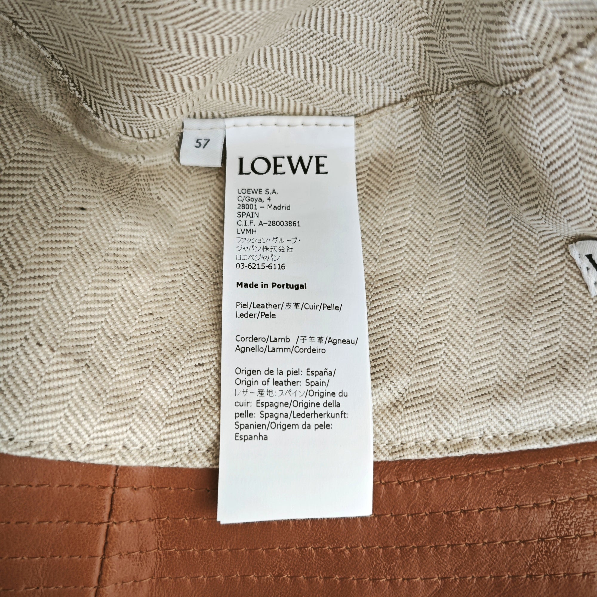 Leather Hat Brown