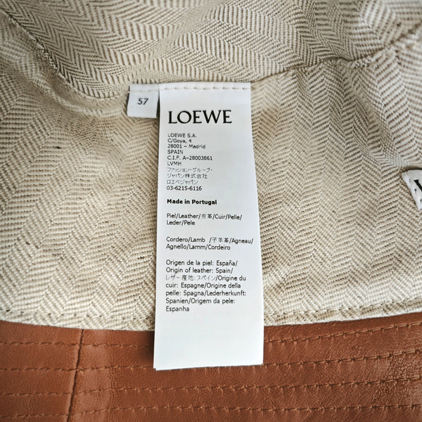 Leather Hat Brown