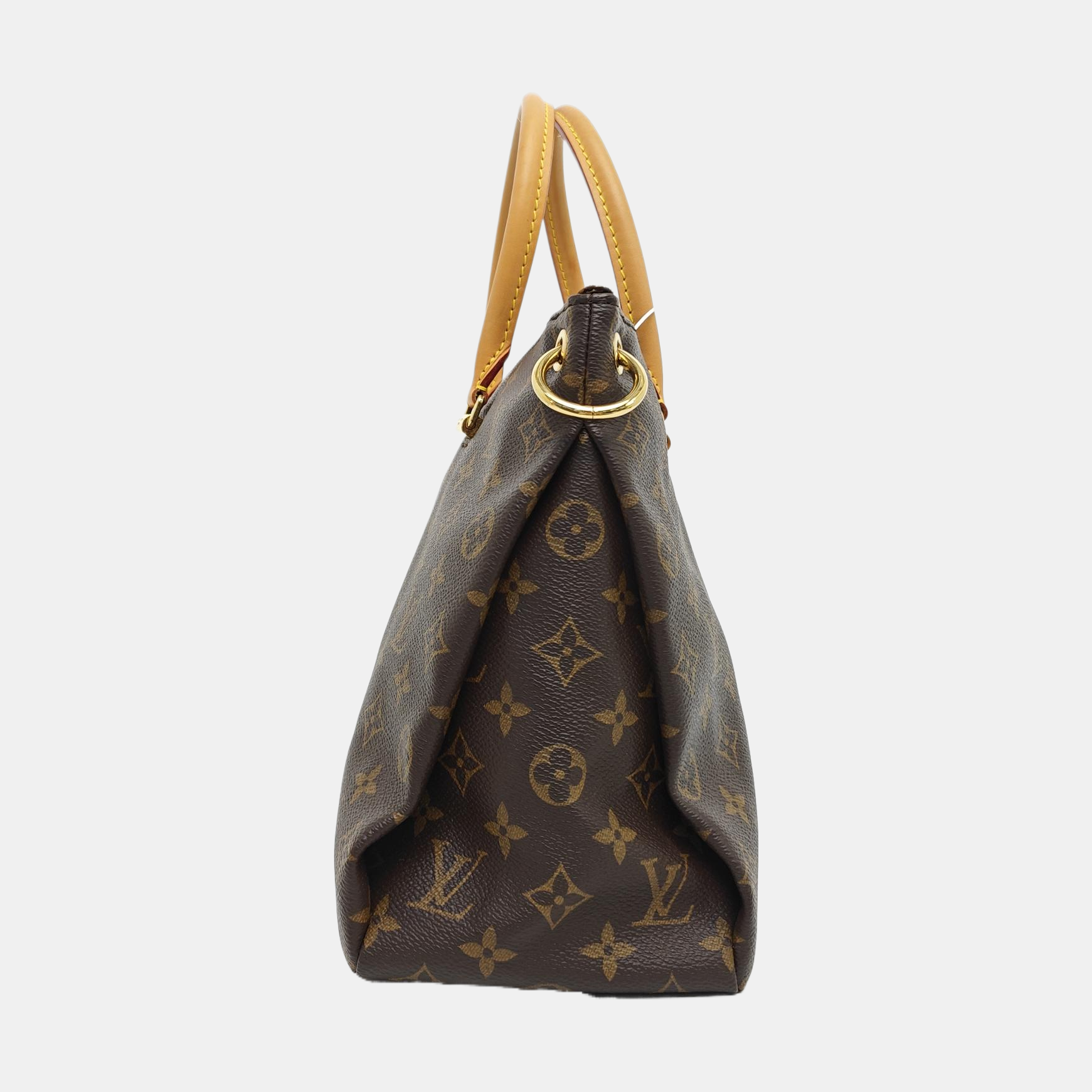 PALLAS MM Monogram Coated Canvas Brown