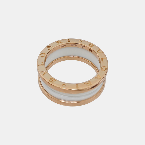 B.ZERO1 18k Rose Gold Ring EU 54