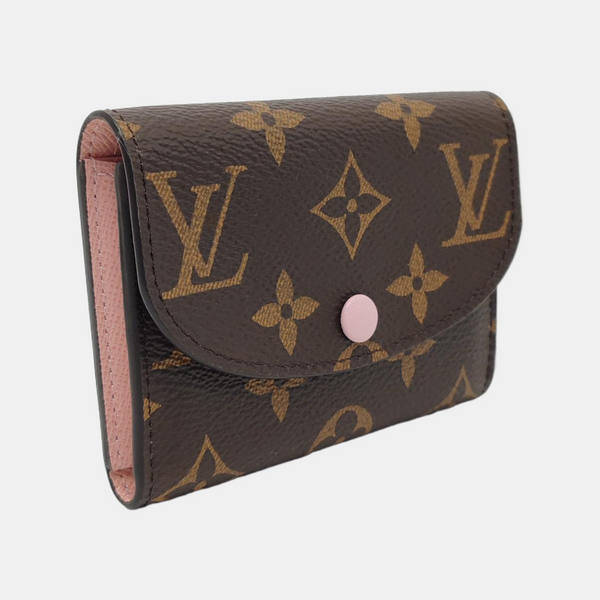 ROSALIE Monogram Coated Canvas Brown Wallet