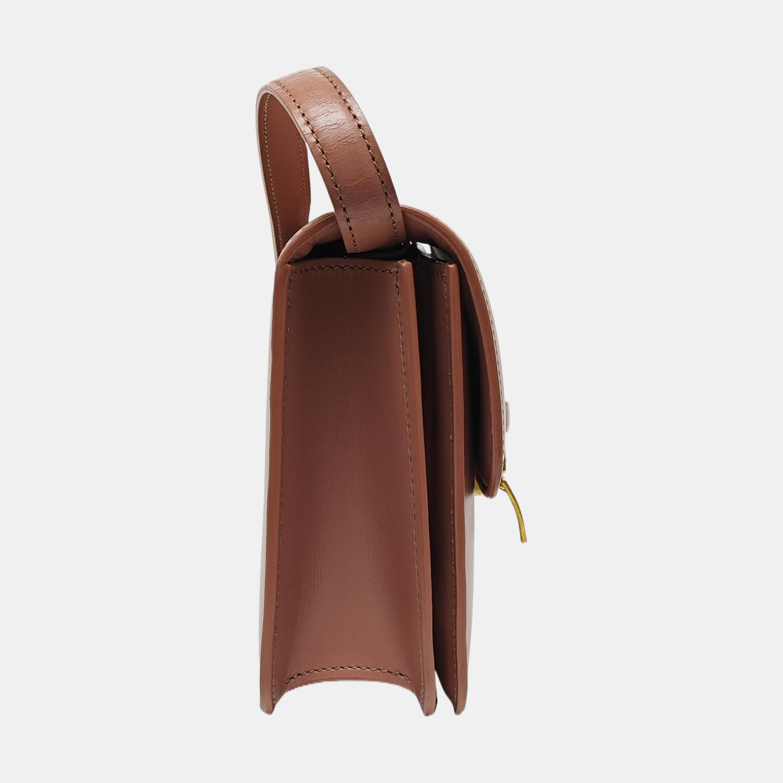 CLASSIC BOX Small Calfskin Beige
