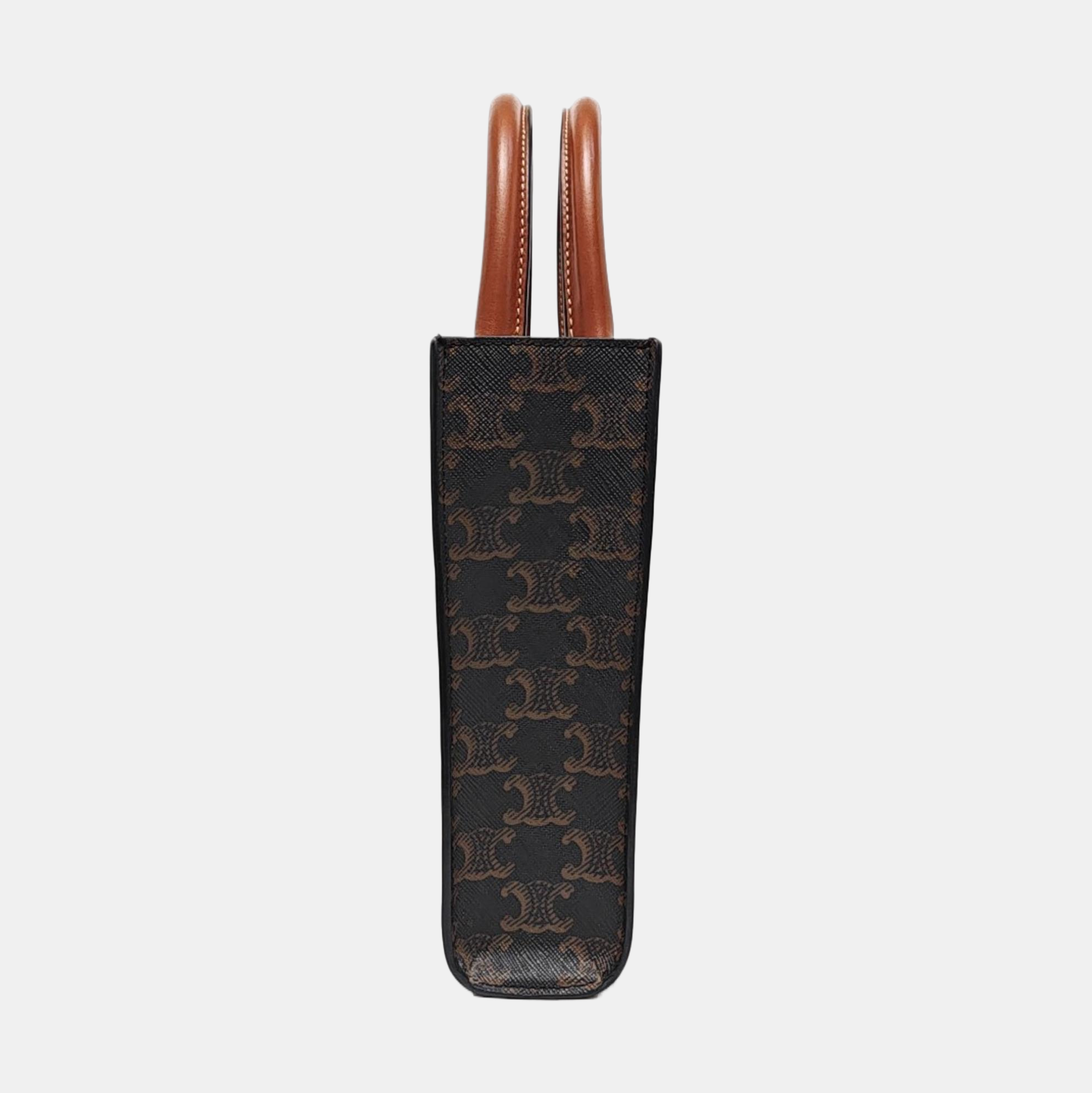 CABAS CELINE Mini Coated Canvas Brown