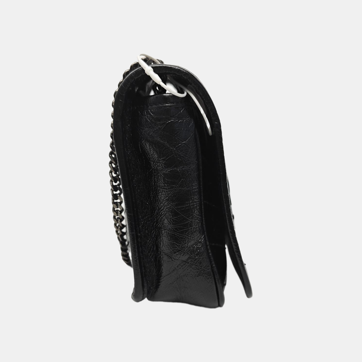 NIKI Mini Chevron Calfskin Black