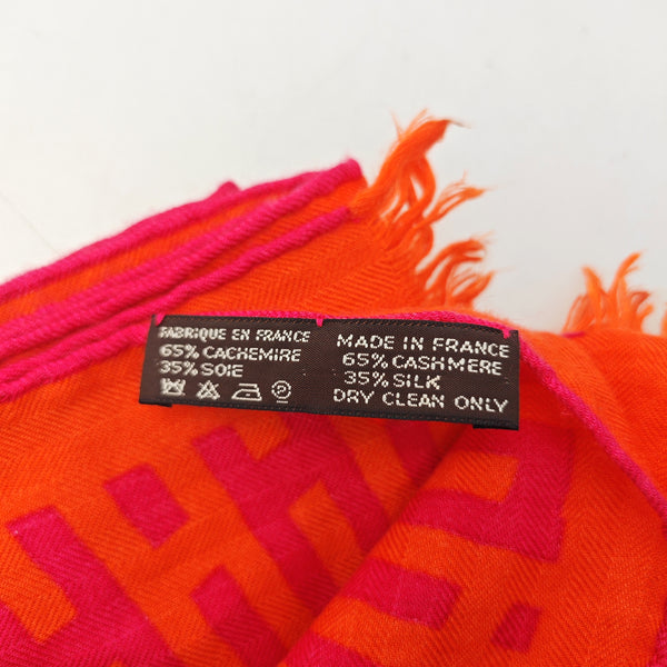 Cashmere Scarf Orange