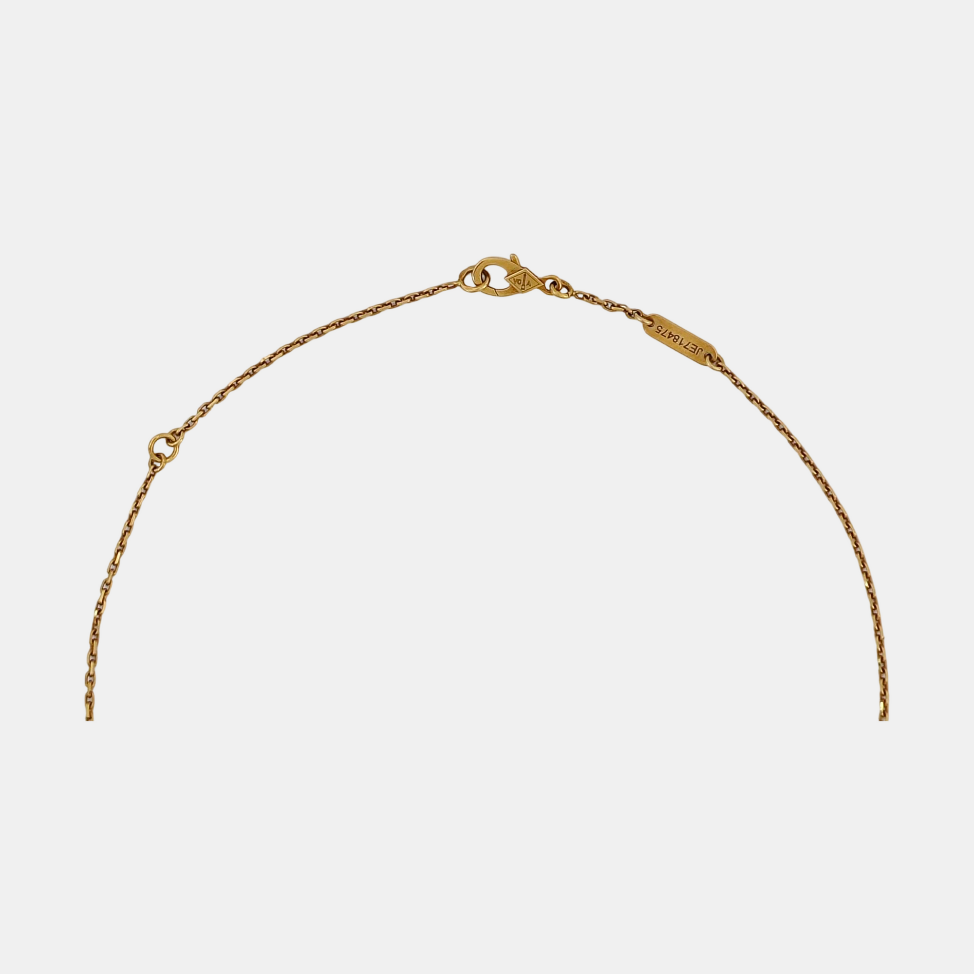 Vintage Alhambra 18k Gold Necklace
