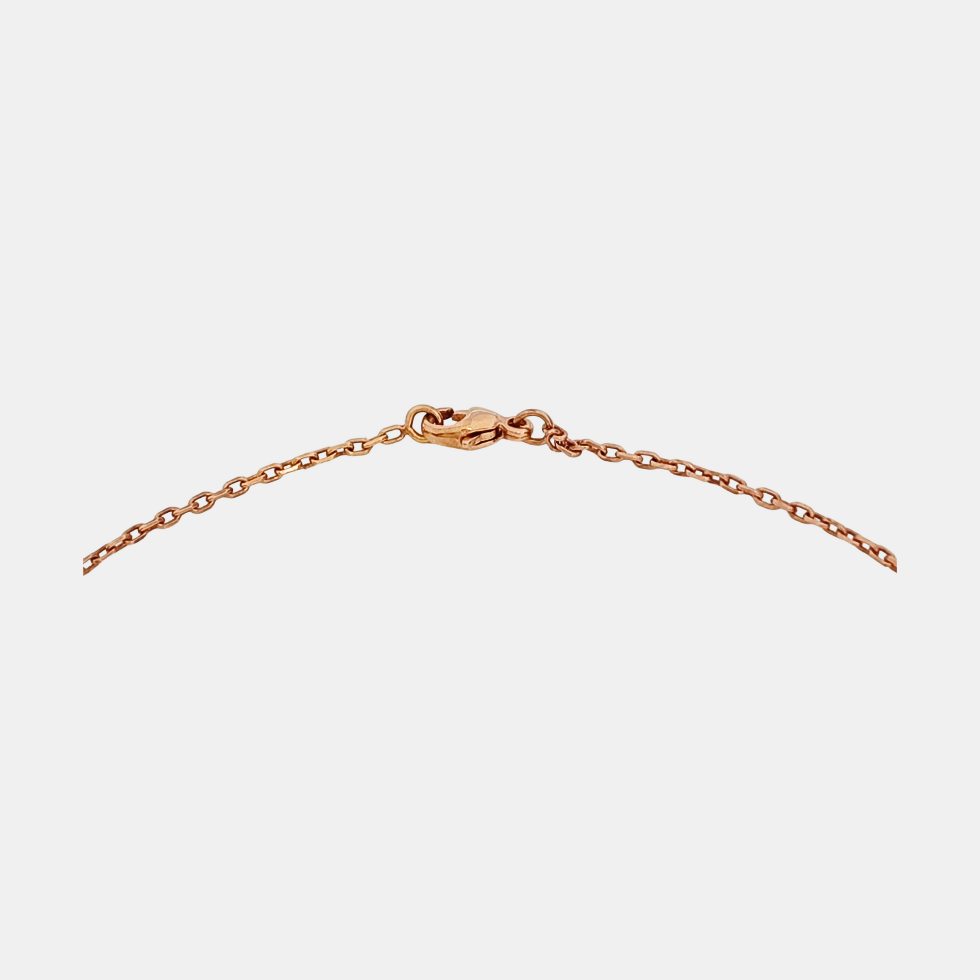 Pop H Metal Rose Gold Necklace