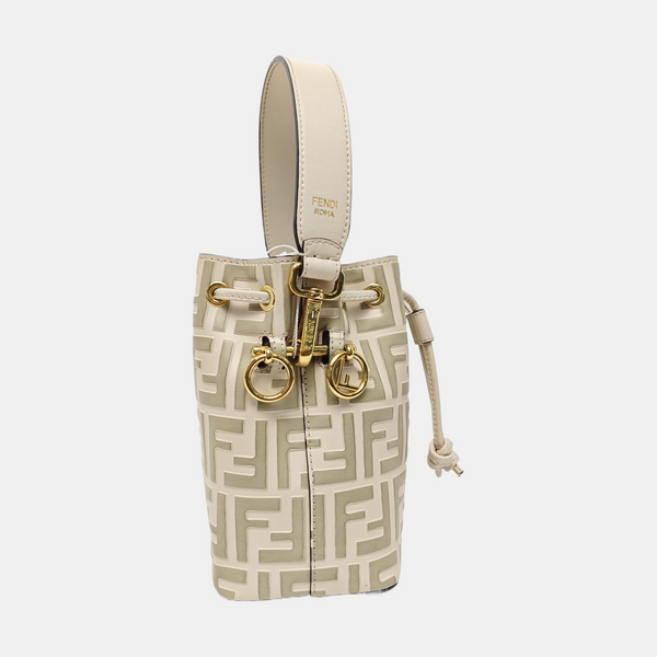 Mon Tresor Mini Calfskin Beige