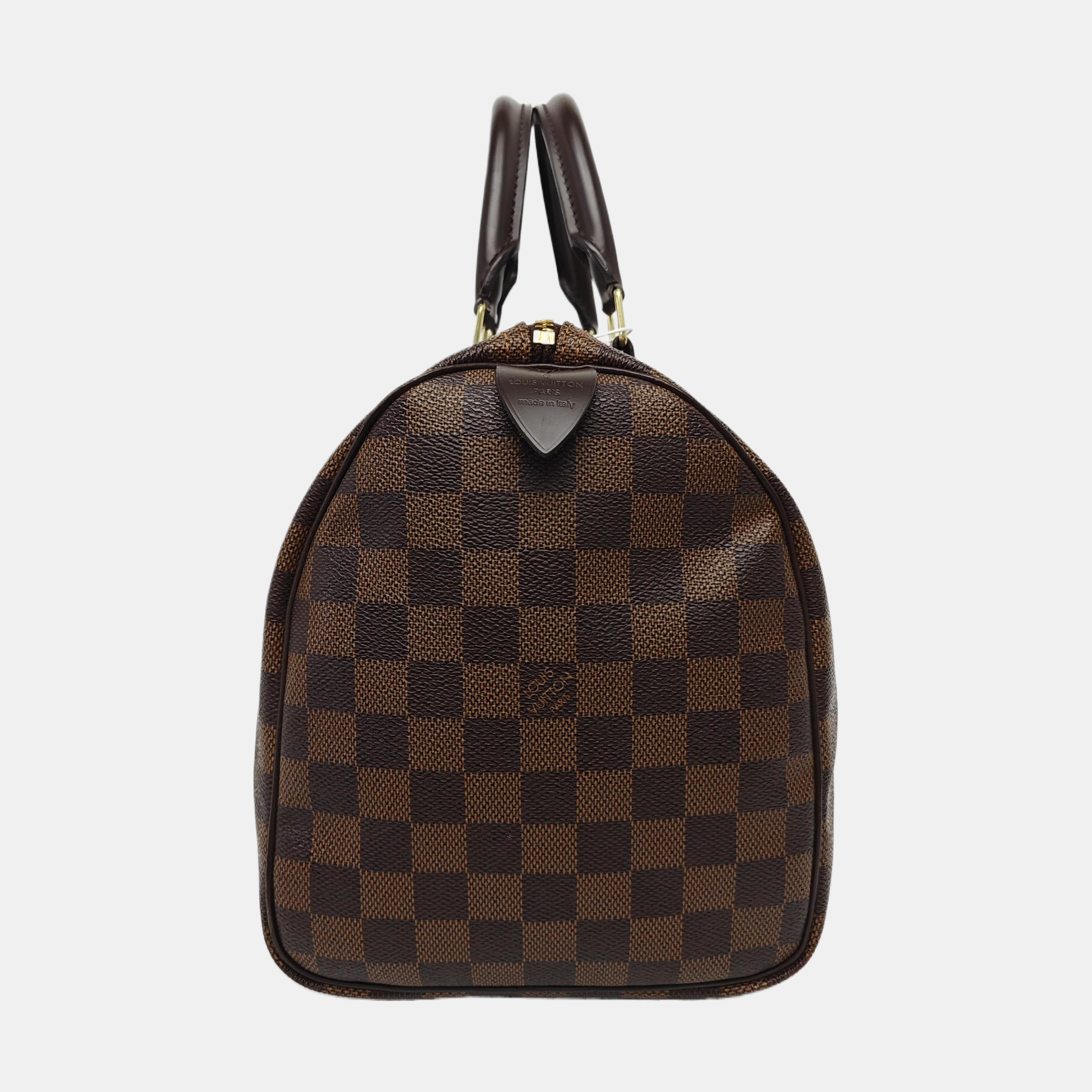 SPEEDY 30 Damier Ebene Coated Canvas Brown