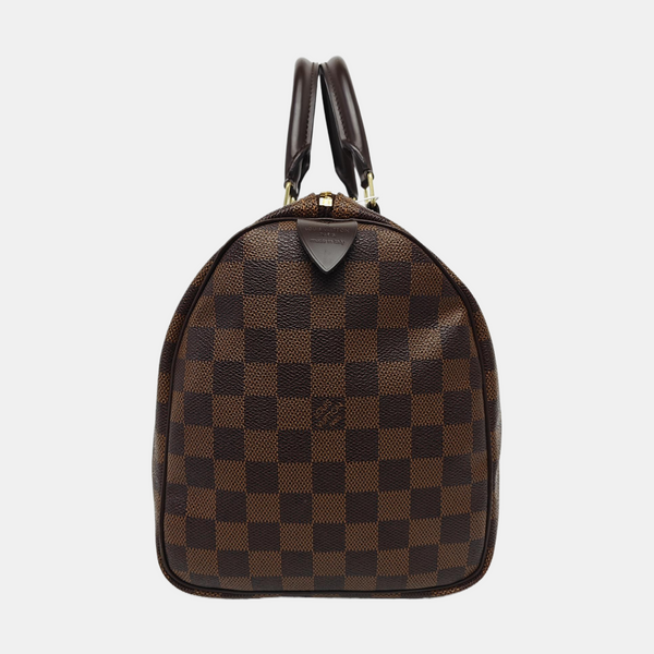 SPEEDY 30 Damier Ebene Coated Canvas Brown