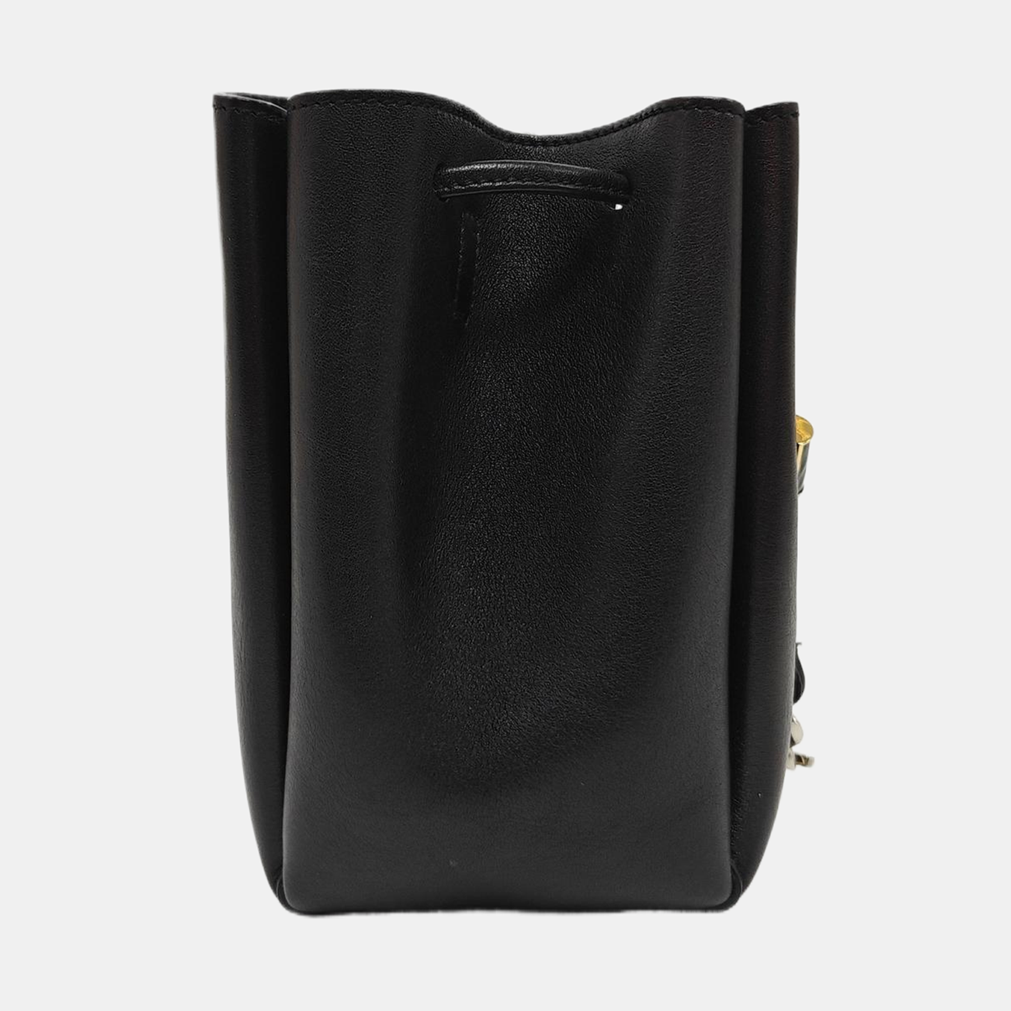 Calfskin Bucket Bag Black