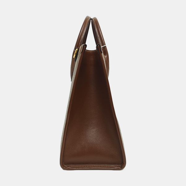Retro Small Monogram Coated Canvas Brown