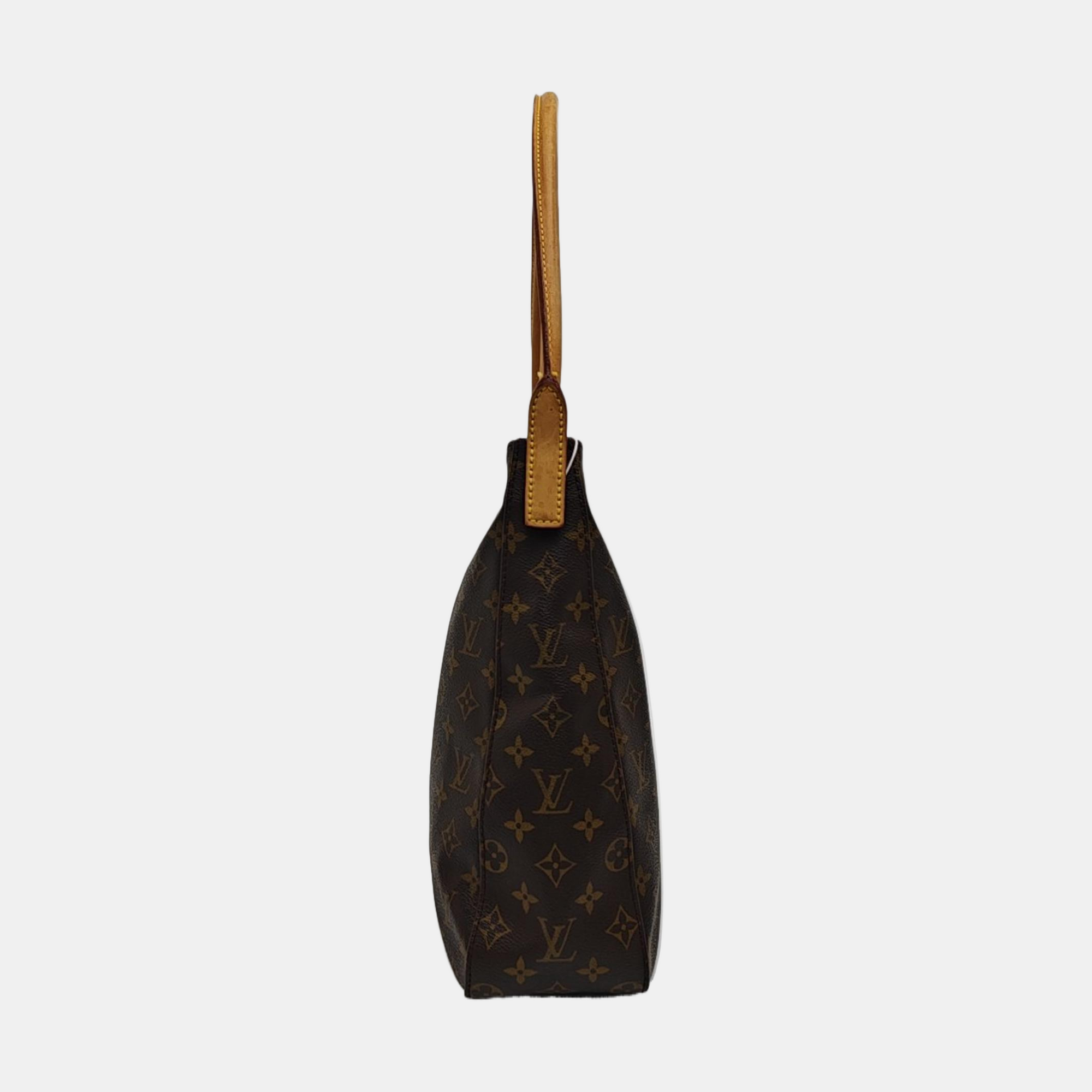 LOOPING GM Monogram Coated Canvas Brown