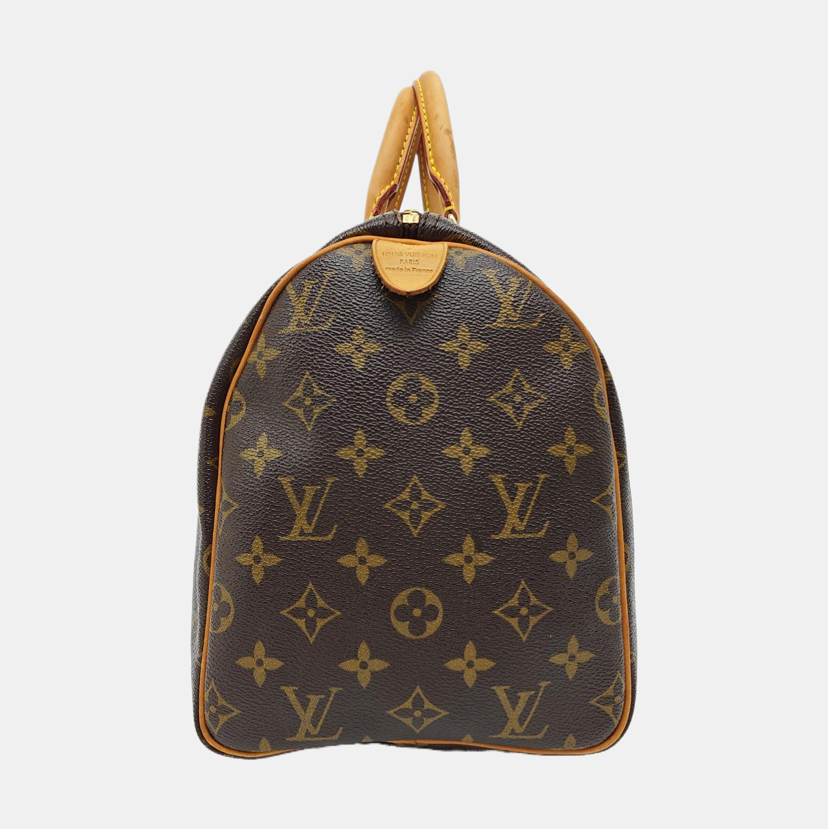SPEEDY 30 Monogram Coated Canvas Brown