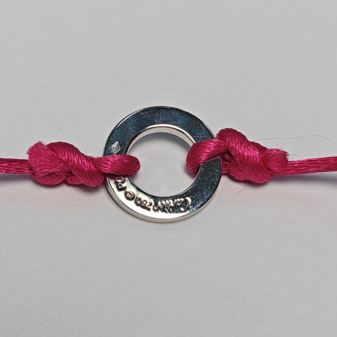 LOVE Fabric Pink Bracelet