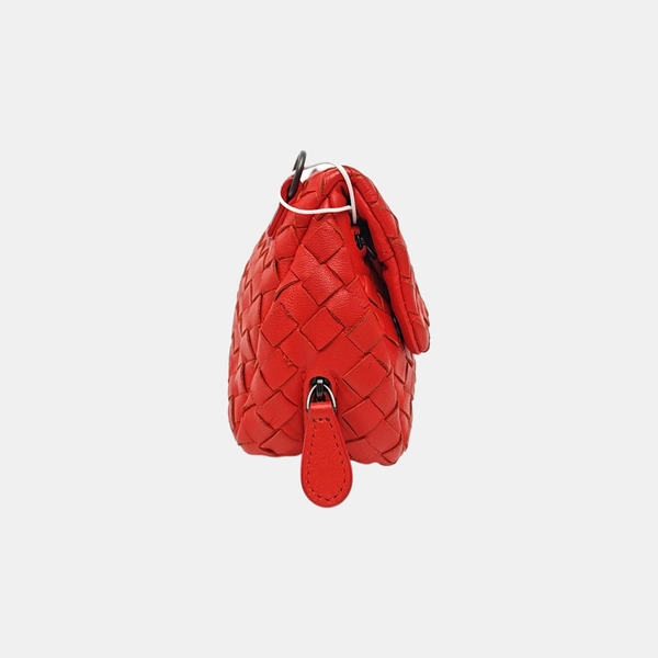 Messenger Lambskin Red