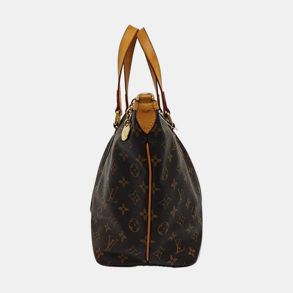 PALERMO PM Monogram Coated Canvas Brown