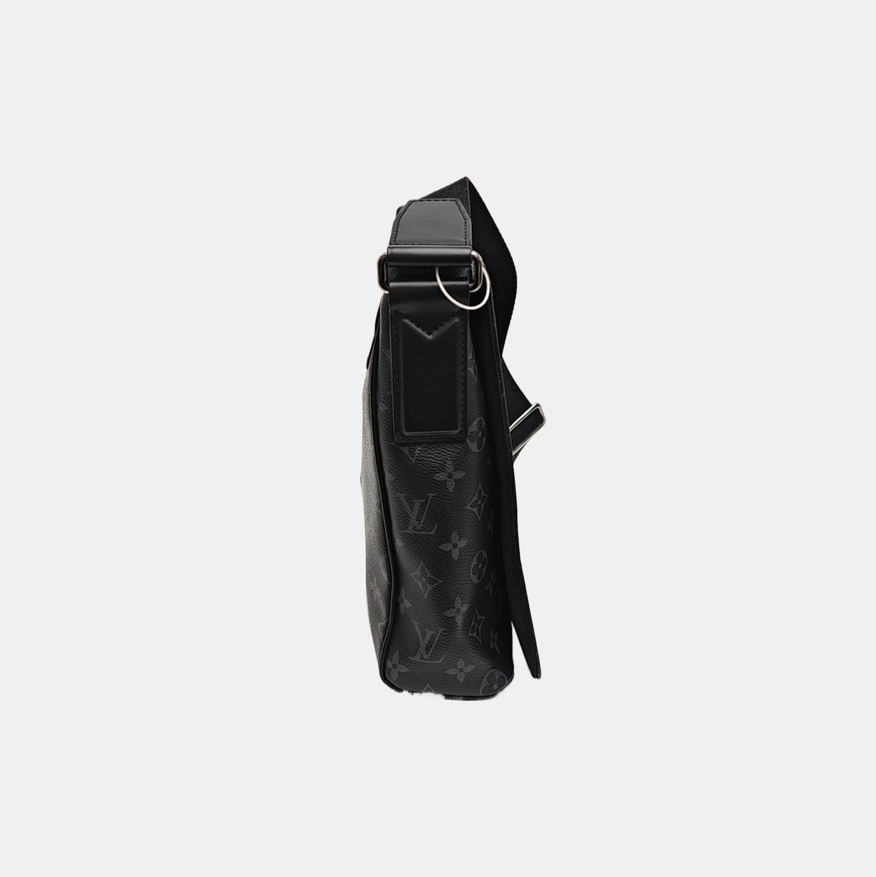 DISTRICT MM Monogram Coated Canvas Black